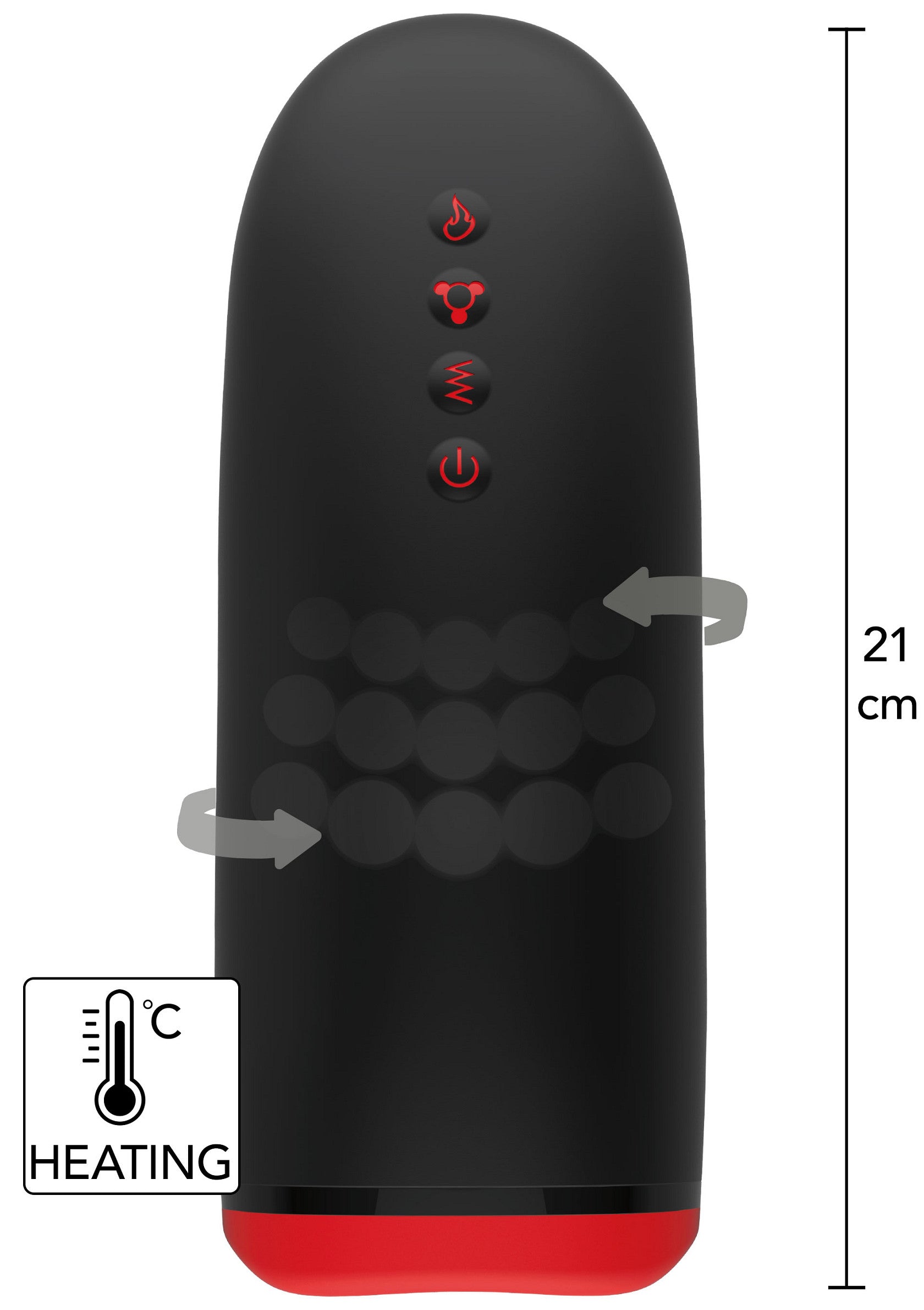 Masturbateur Beaded Tongue 7 Modes