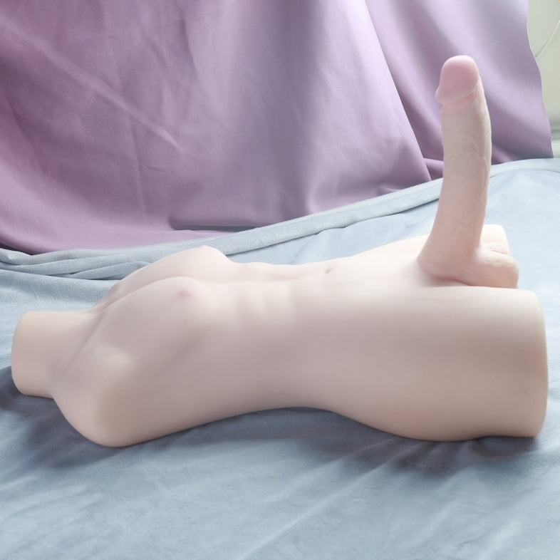Masturbateur Buste avec Pénis articulé Big Torso Sexe de 18cm