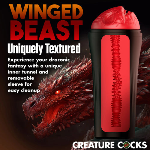 Masturbateur Creature Dragon Rouge
