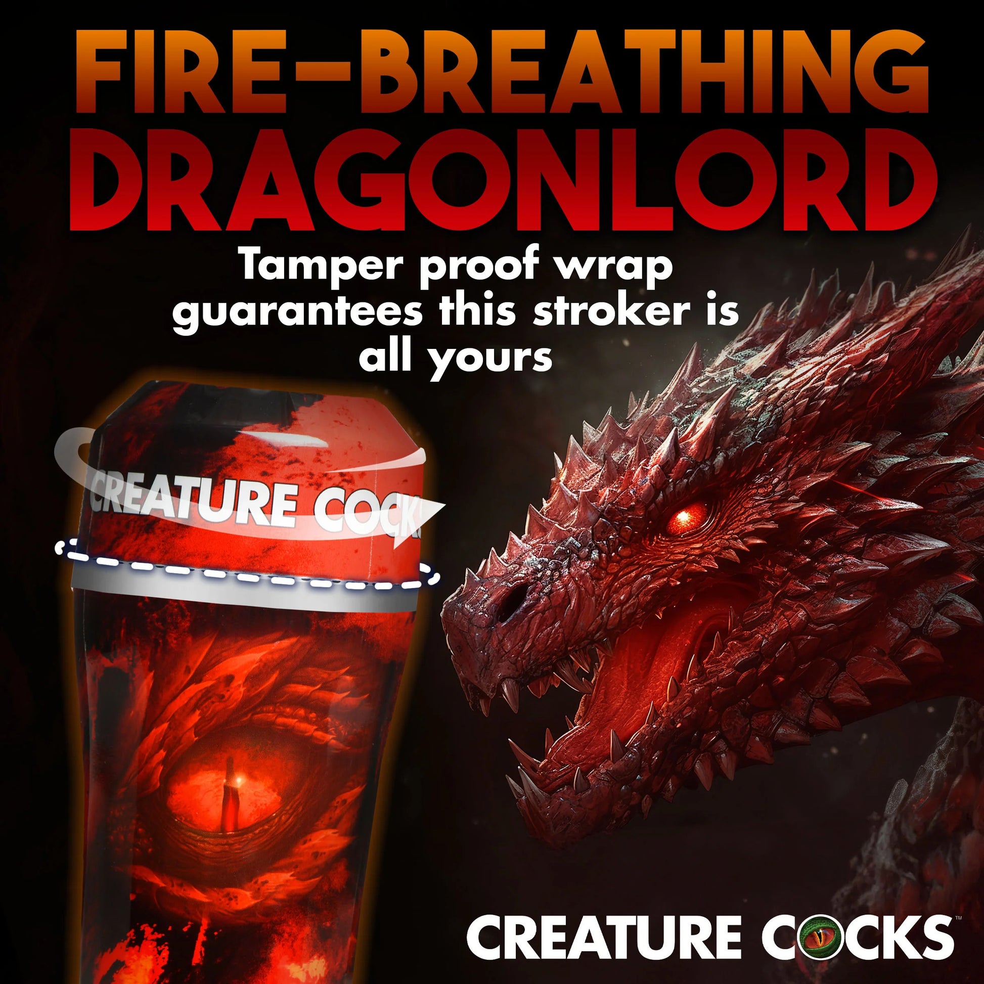 Masturbateur Creature Dragon Rouge