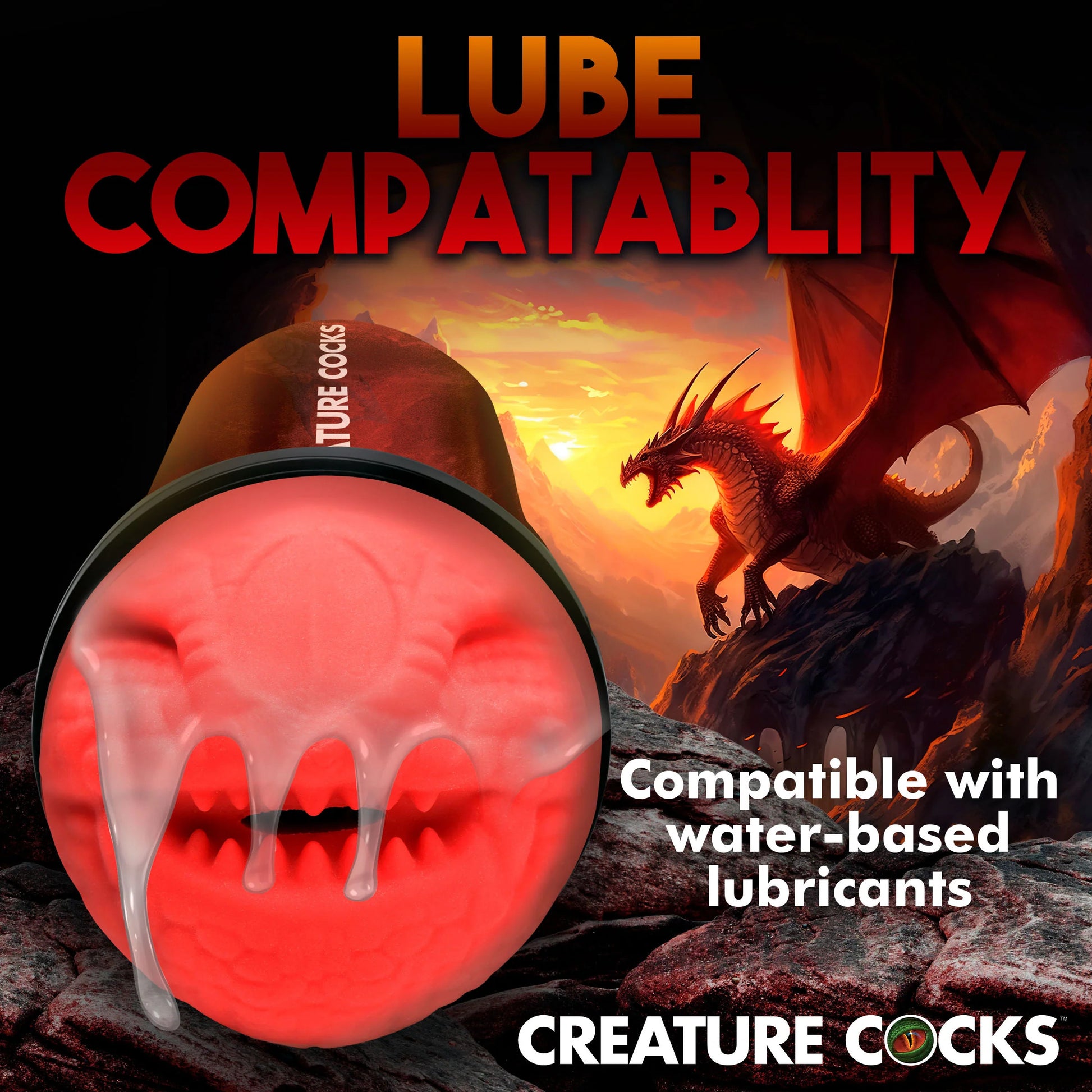 Masturbateur Creature Dragon Rouge