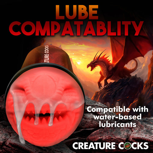Masturbateur Creature Dragon Rouge