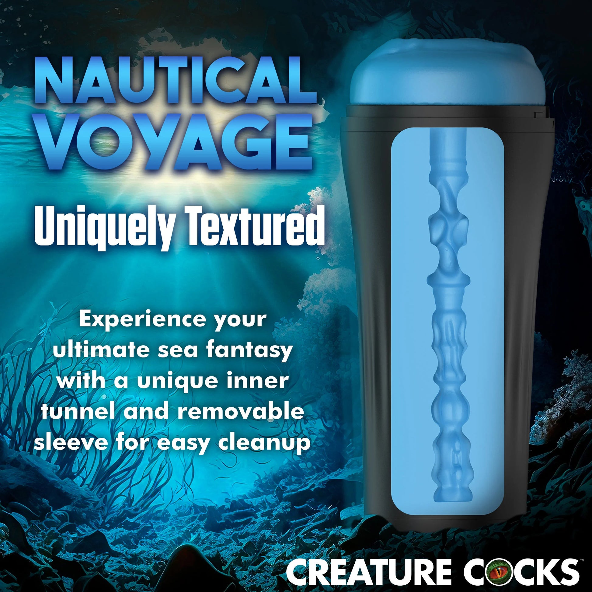 Masturbateur Creature Pussidon Bleu