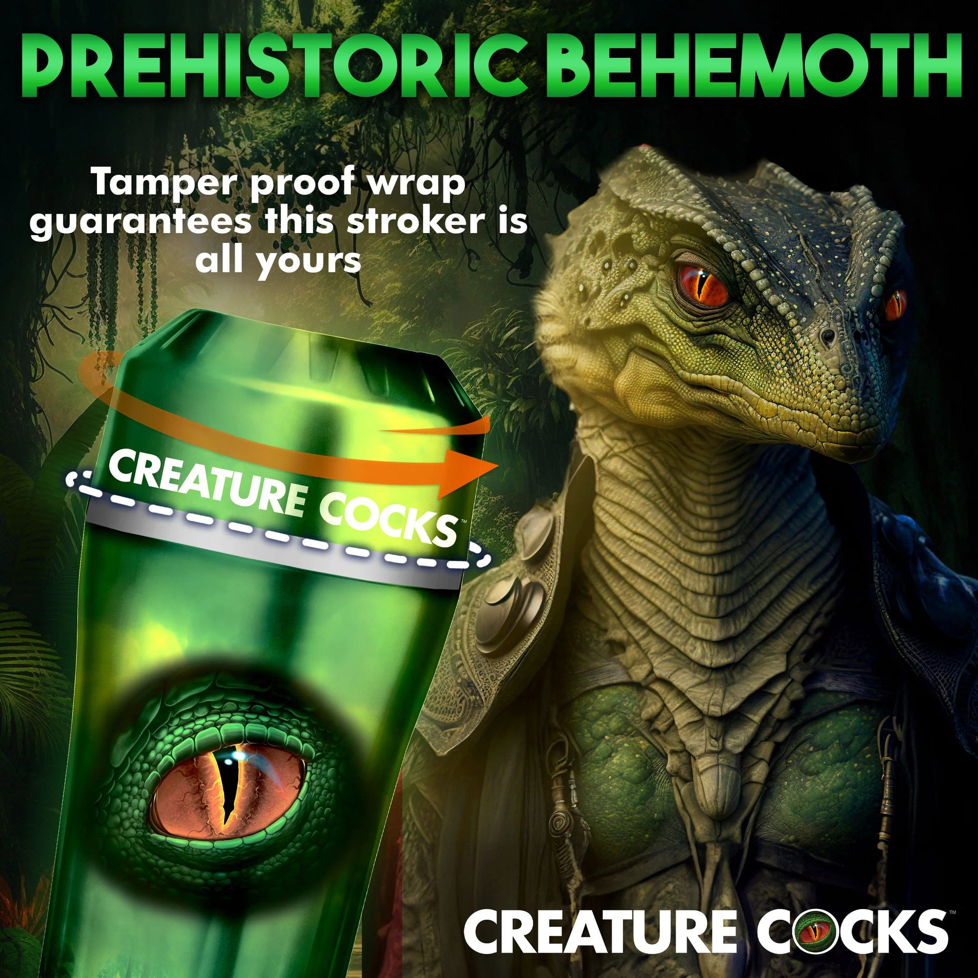 Masturbateur Creature Raptor Vert