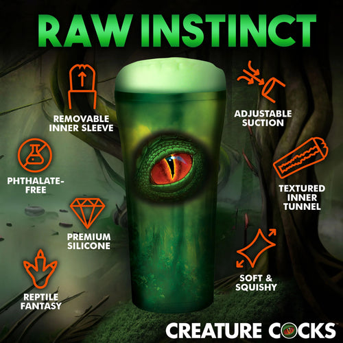 Masturbateur Creature Raptor Vert