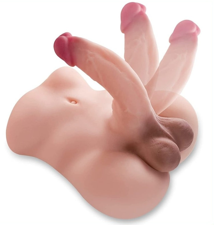 Masturbateur Fessier avec Pénis articulé Joli Dandy Sexe de 18cm