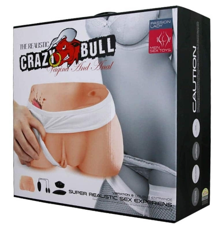 Masturbateur Fessier Vibrant Super Lady Crazy Bull Vagin-Anus