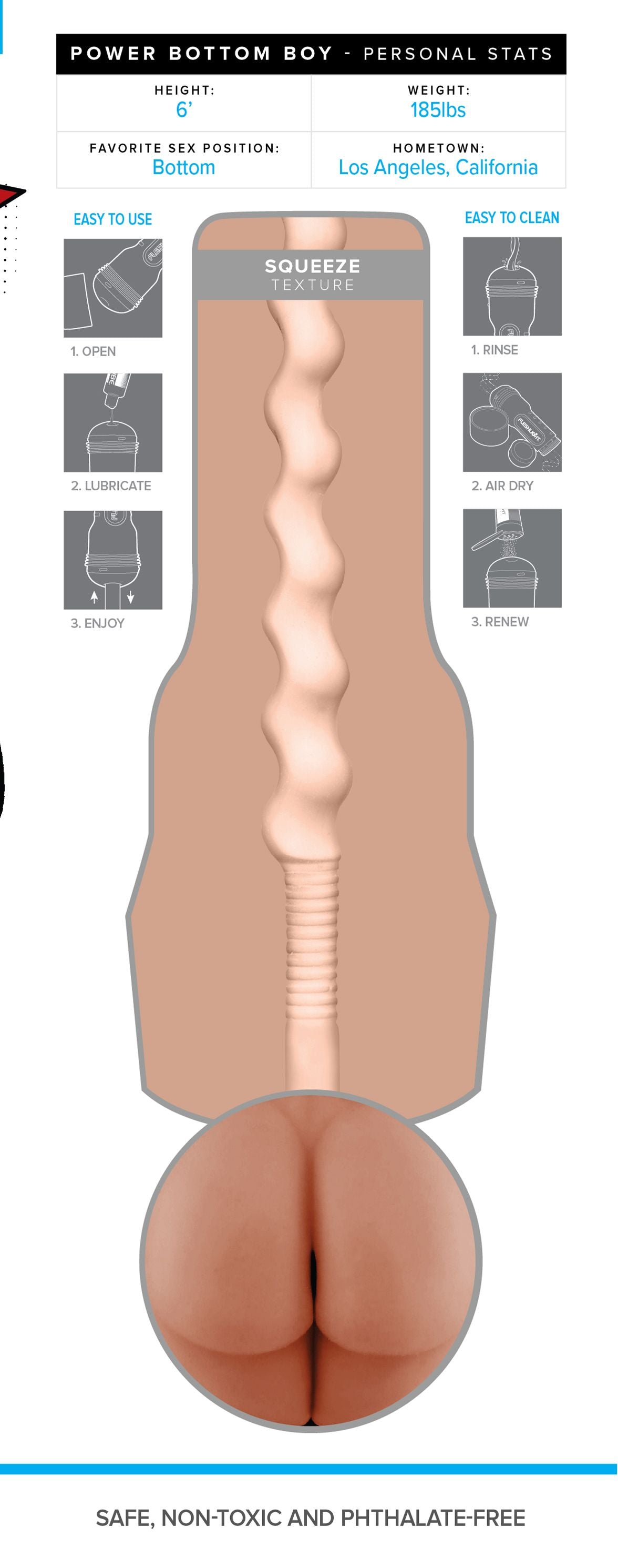 Masturbateur FleshJack Power Bottom Boy