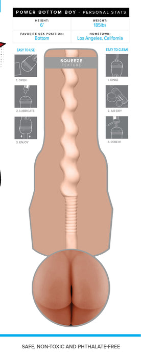 Masturbateur FleshJack Power Bottom Boy