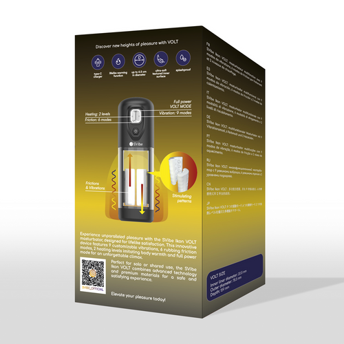 Masturbateur Ikon Volt Vibration et Friction