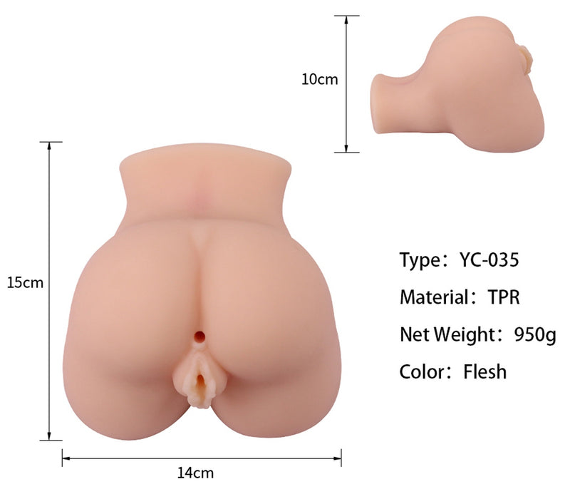 Masturbateur réaliste Mini Hole Vulve-Anus