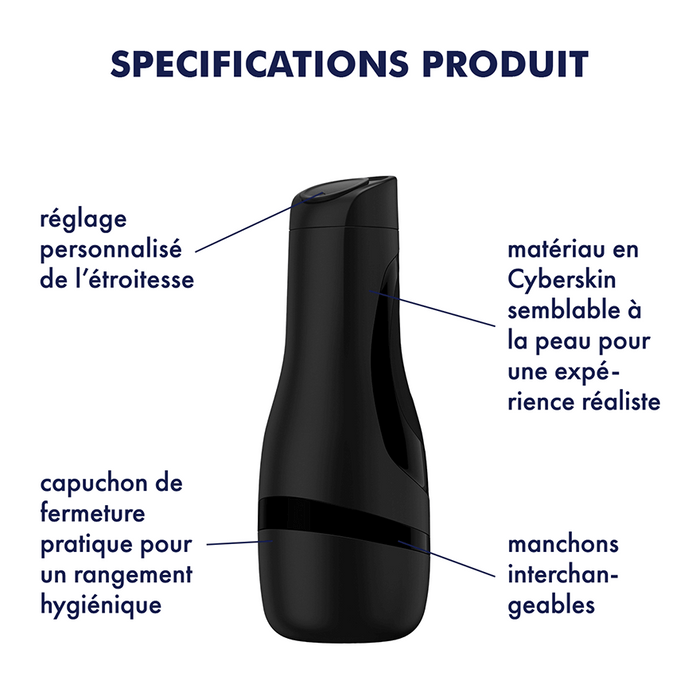 Masturbateur Satisfyer Men Classic Noir