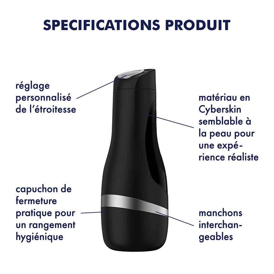 Masturbateur Satisfyer Men Classic Silver