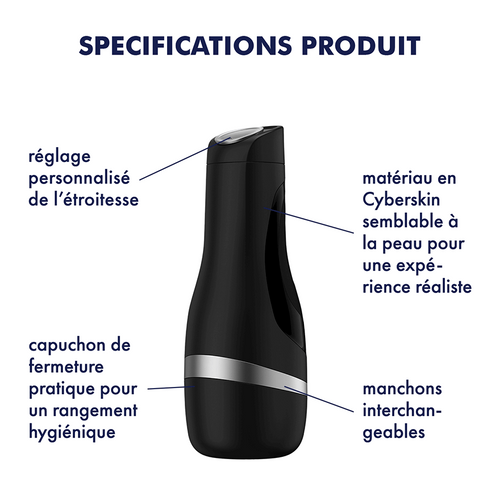 Masturbateur Satisfyer Men Classic Silver