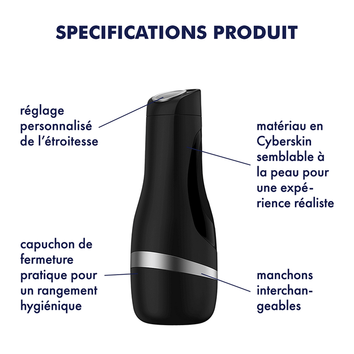 Masturbateur Satisfyer Men Classic Silver
