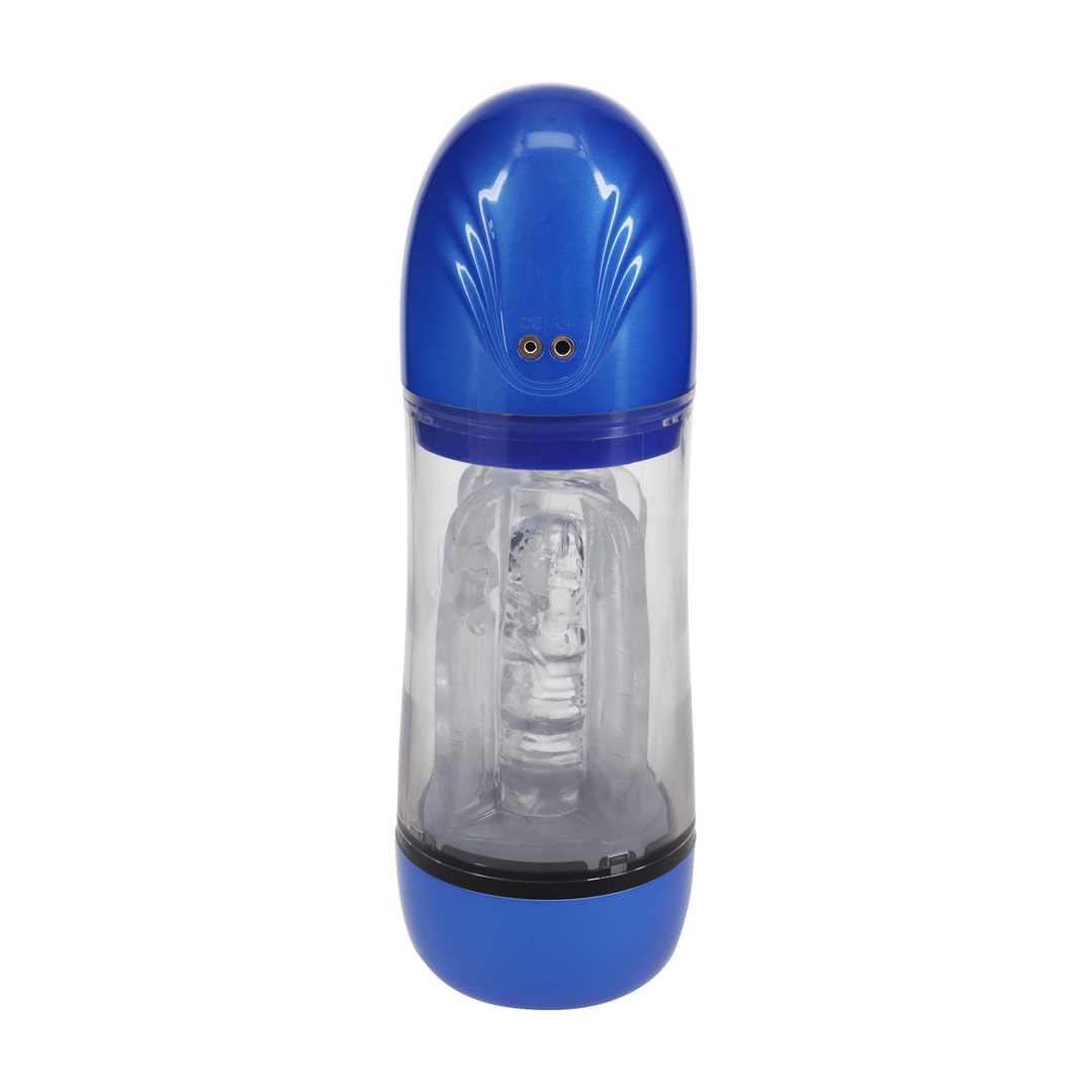 Masturbateur Sonicpull Vibrations et Succion Bleu