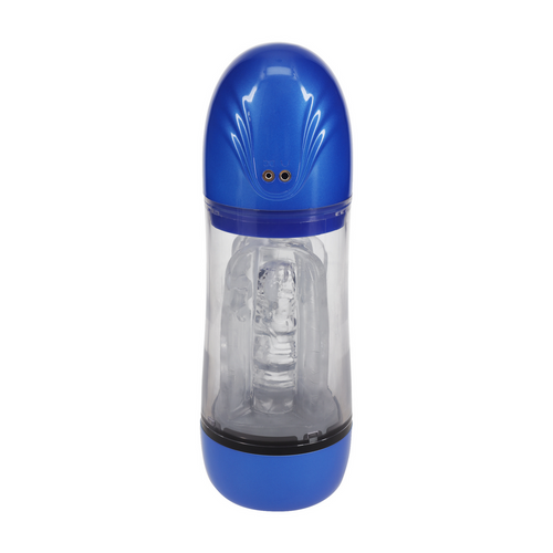 Masturbateur Sonicpull Vibrations et Succion Bleu