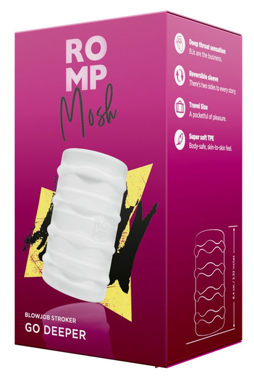 Masturbateur Souple Mosh 6.4cm Transparent