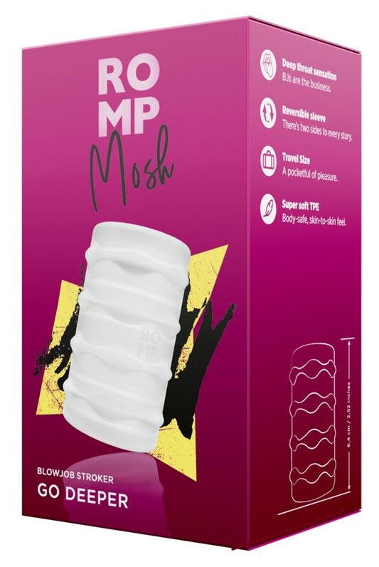 Masturbateur Souple Mosh 6.4cm Transparent