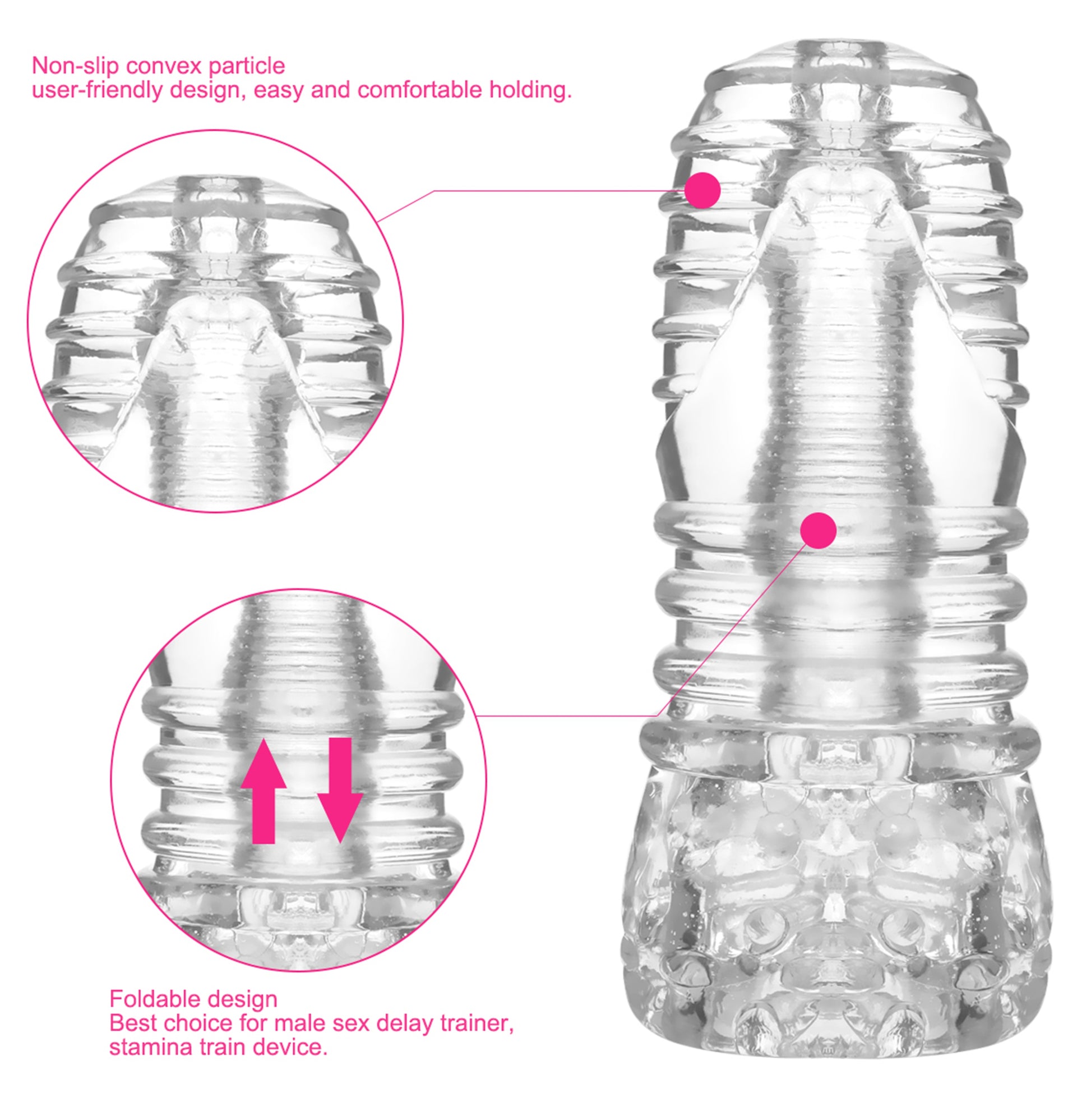 Masturbateur Super Stretch Sono N68 Transparent