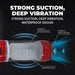 Masturbateur TechnoThrust Vibrations et Succion Rouge