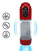Masturbateur TechnoThrust Vibrations et Succion Rouge
