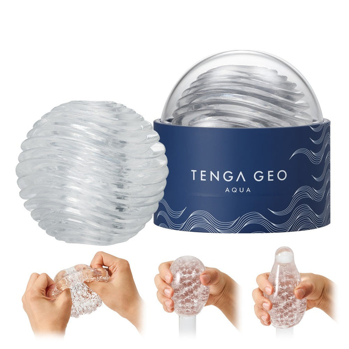 Masturbateur Tenga Geo Transparent - Aqua