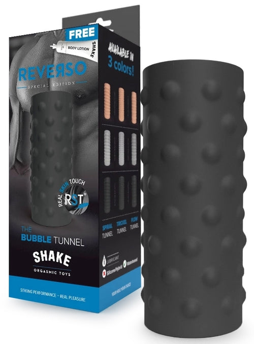 Masturbateur The Bubble Tunnel Shake Reverso Noir