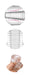 Masturbateur Transparent Cleardual 12cm