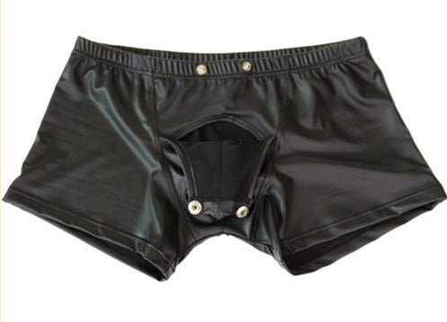 Boxer sexy FETISH OPEN Noir
