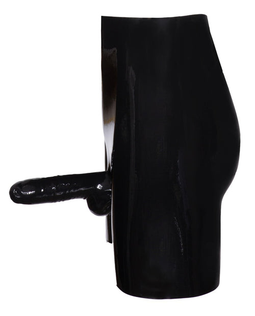 Boxer long en latex avec étuis pénien et anal