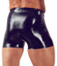 Boxer long en latex avec étuis pénien et anal