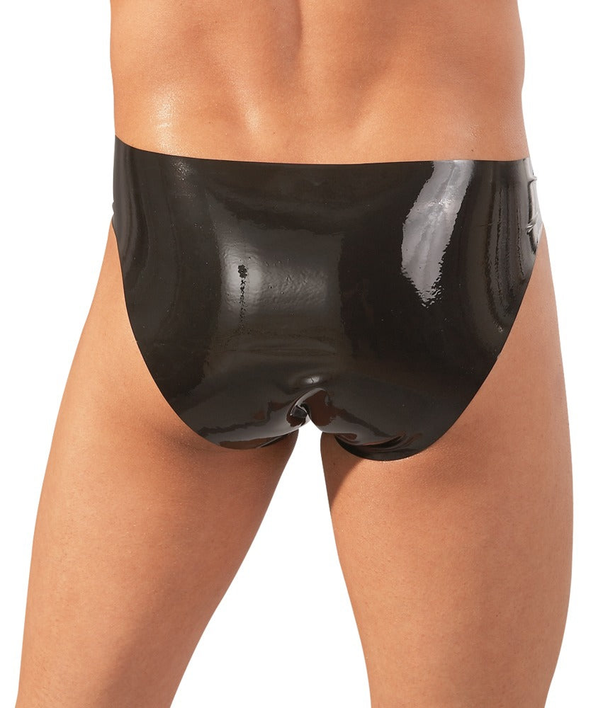 Slip en latex avec Ouverture à l'avant