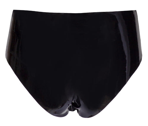 Slip en latex avec étui pénien perlé