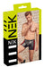 Boxer long VEGA Noir-Rouge