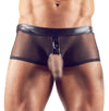 Boxer sexy avec Anneau TROYA Noir