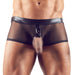 Boxer sexy avec Anneau TROYA Noir
