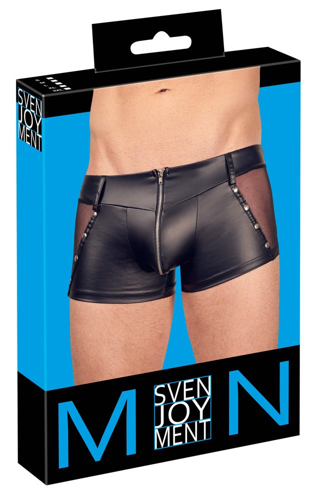 Boxer NAXIS Imitation Cuir Noir