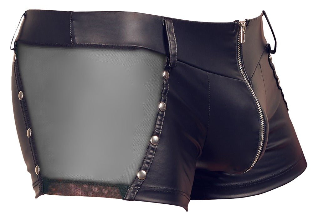 Boxer NAXIS Imitation Cuir Noir