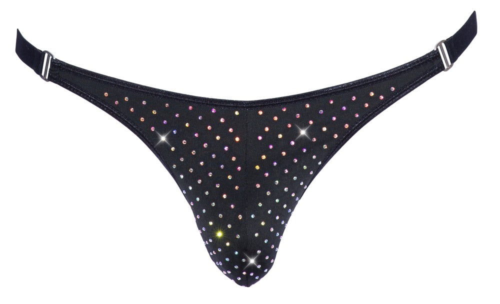 String avec strass brillants ARTEMIS Noir