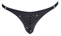 String avec strass brillants ARTEMIS Noir
