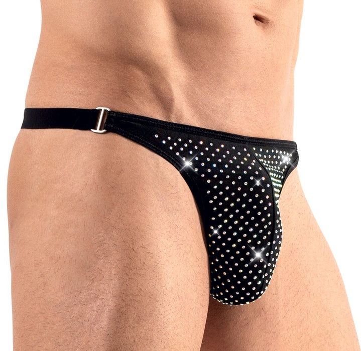 String avec strass brillants ARTEMIS Noir