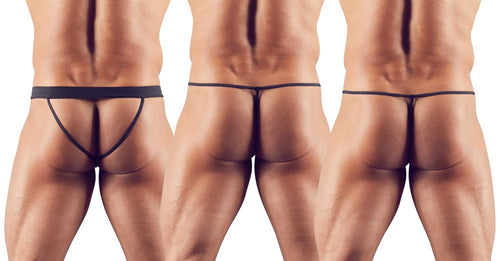 Lot de 3 strings JOY Noirs