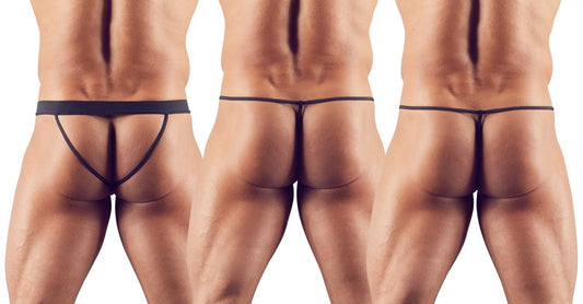 Lot de 3 strings JOY Noirs