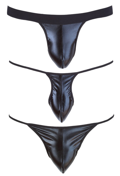 Lot de 3 strings JOY Noirs