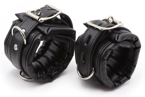 Menottes avec Ventouse Strongcup Noires