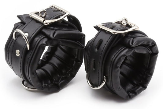 Menottes avec Ventouse Strongcup Noires