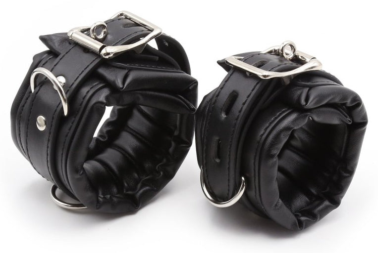 Menottes avec Ventouse Strongcup Noires