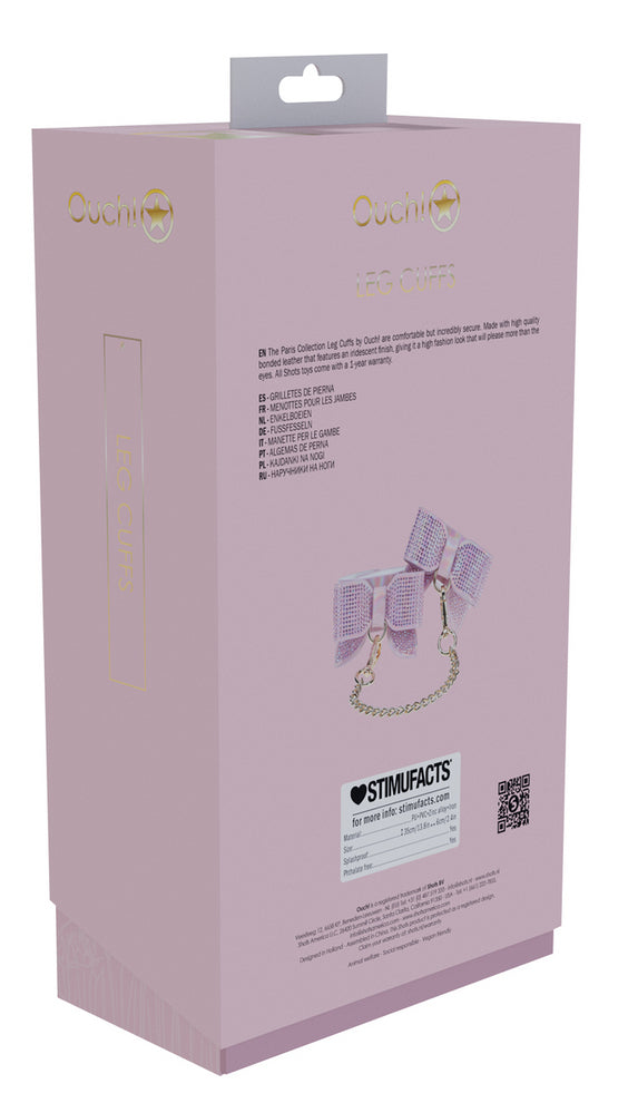 Menottes de Chevilles Paris Rose