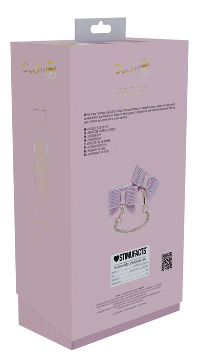 Menottes de Chevilles Paris Rose